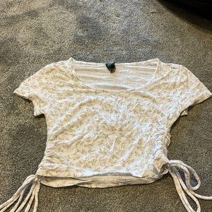A crop top tee shirt